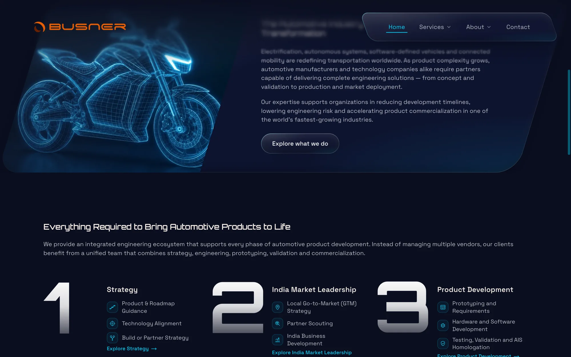 Busner — live site, view 2
